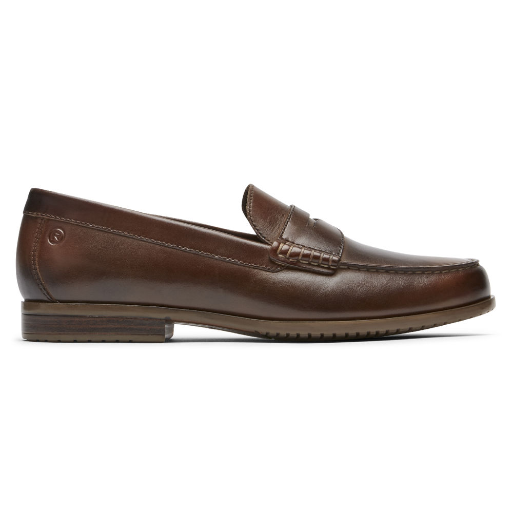 Mocassins Rockport Homem Marrom - Curtys Penny - 78604DXSW